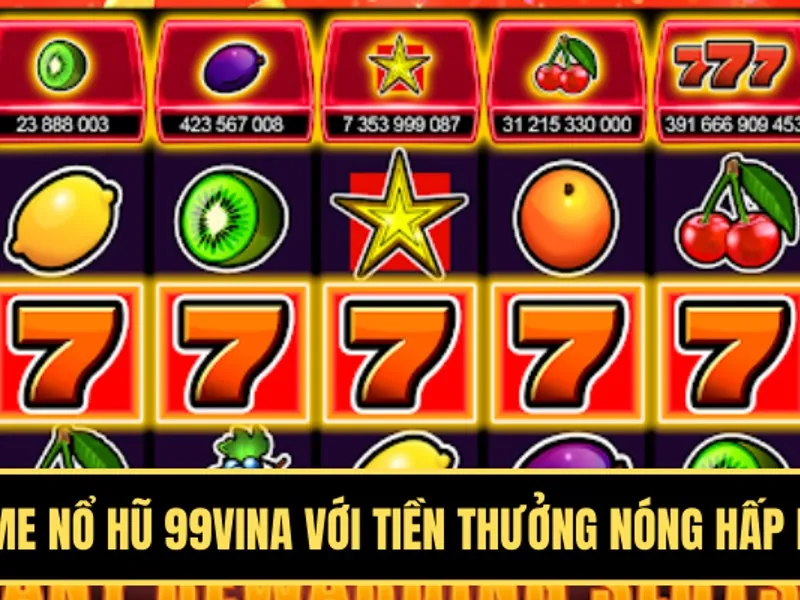 Màn hình lựa chọn trò chơi nổ hũ trên 98win với nhiều tựa game hấp dẫn